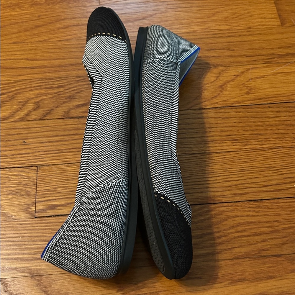 Rothy’s round toe size 11 black and white - Picture 3 of 6